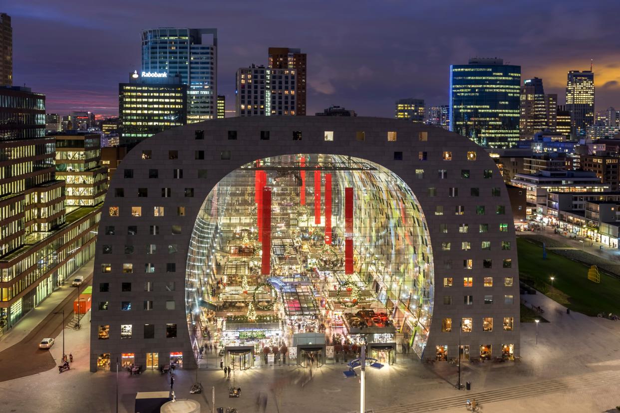 Rotterdam's Market Hall - This content is subject to copyright.