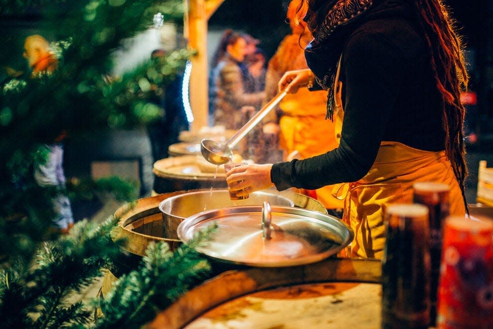 Mulled wine is a staple at Christmas markets in Europe