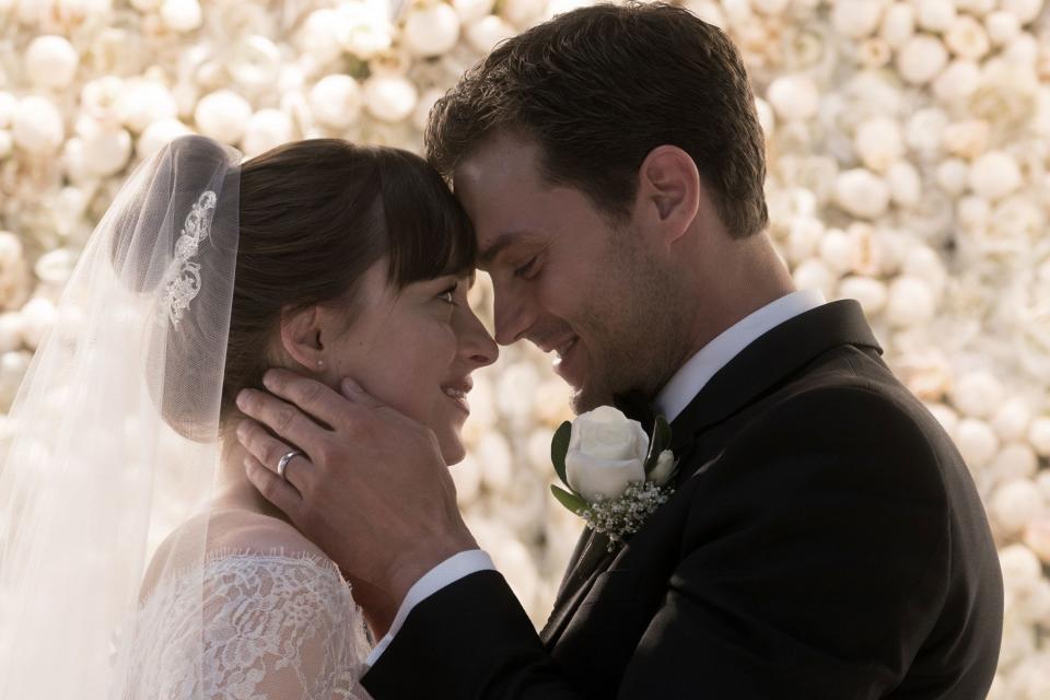 Dakota Johnson and Jamie Dornan in Fifty Shades Freed (Photo: Universal Pictures)