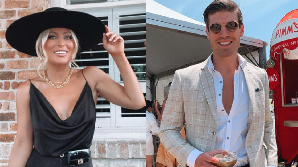 Keira Maguire and Matt Zukowski both attend the Portsea Polo way back in January