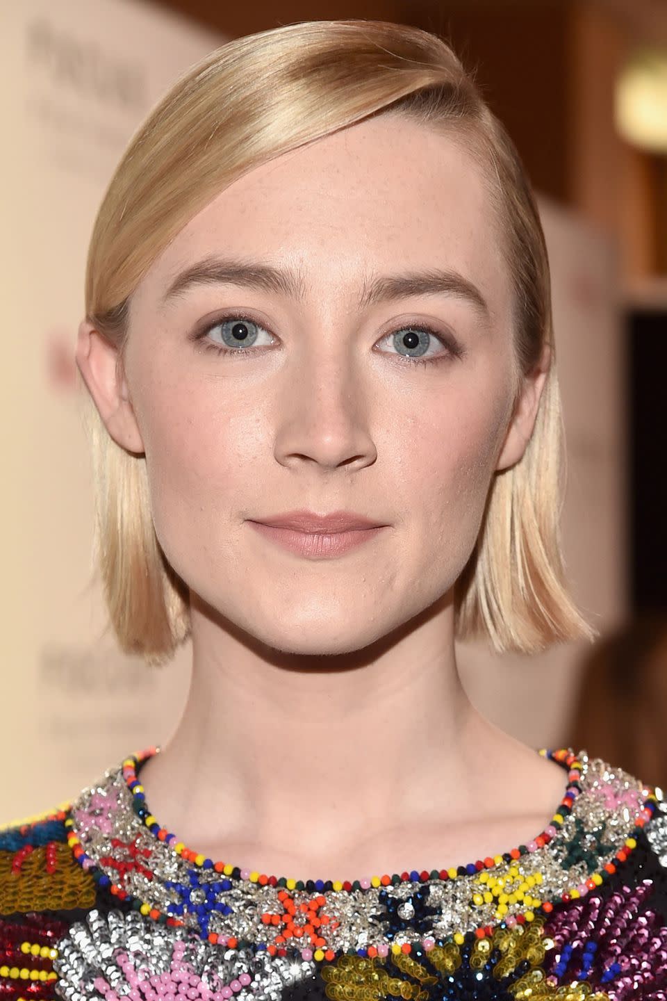 <p>For skin as clear and radiant as Saoirse Ronan's, you need to start with your skincare, specifically a <a rel="nofollow noopener" href="https://www.harpersbazaar.com/beauty/skin-care/a20541/radiant-skin/" target="_blank" data-ylk="slk:vitamin C serum" class="link rapid-noclick-resp">vitamin C serum</a>, such as Skinceuticals' <a rel="nofollow noopener" href="https://www.cowshed.com/uk/skinceuticals-c-e-ferulic-30ml.html?gclid=Cj0KCQjw8YXXBRDXARIsAMzsQuX9J-ZWn19qKhbFFEcOwqUYeG-PZp3_G365W11xhRcD3uPZOeVmxosaAmqqEALw_wcB" target="_blank" data-ylk="slk:C E Ferulic" class="link rapid-noclick-resp">C E Ferulic</a>, £129, to add brightness and fight fine lines. Then, for radiance without shininess, use an illuminating primer, like Hourglass' <a rel="nofollow noopener" href="https://www.googleadservices.com/pagead/aclk?sa=L&ai=DChcSEwjnyoet2tfaAhXVtsAKHWzsBfQYABADGgJpbQ&ohost=www.google.co.uk&cid=CAESEeD2mO05dNWLDI9ud_ATTFpn&sig=AOD64_0F3bSn_nOuj_K5VflpUoimC4GUHA&ctype=5&q=&ved=0ahUKEwiH24Ct2tfaAhWhm-AKHdtKBQEQ9aACCEA&adurl=" target="_blank" data-ylk="slk:Ambient Light Correcting Primer" class="link rapid-noclick-resp">Ambient Light Correcting Primer</a>, £36, before your foundation, and a light-reflecting powder, like Guerlain's <a rel="nofollow noopener" href="https://www.feelunique.com/p/GUERLAIN-Meteorites-Blossom-Collection-Meteorites-Pearls-25g?option=16781&gclid=Cj0KCQjw8YXXBRDXARIsAMzsQuX3jugUBGTM-Dc-8dxy1BbYEfM8iSe-w5YFzU79Uvh7O5uG1q8K_9QaAoYEEALw_wcB&gclsrc=aw.ds" target="_blank" data-ylk="slk:Météorites Pearls" class="link rapid-noclick-resp">Météorites Pearls</a>, £42, that contains a hint of blush, afterwards.</p>