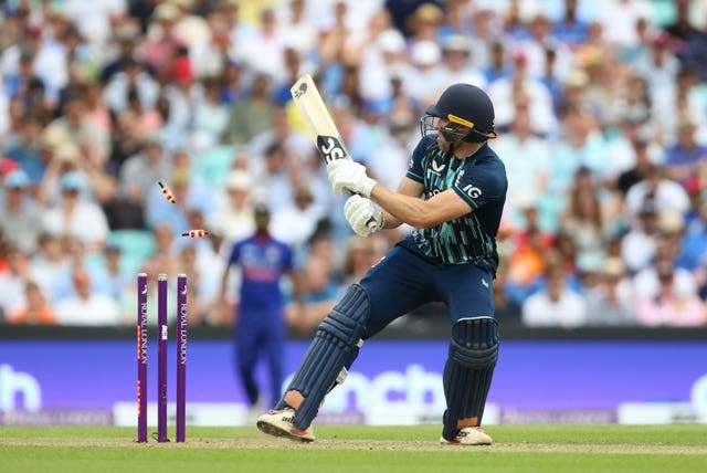 David Willey is bowled