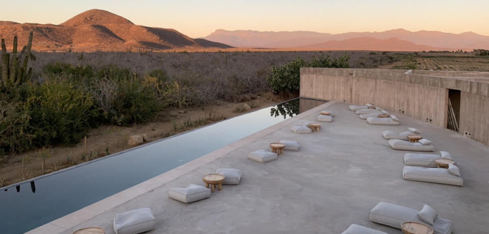 Infinity pool at Paradero Todos Santos hotel Baja California Sur