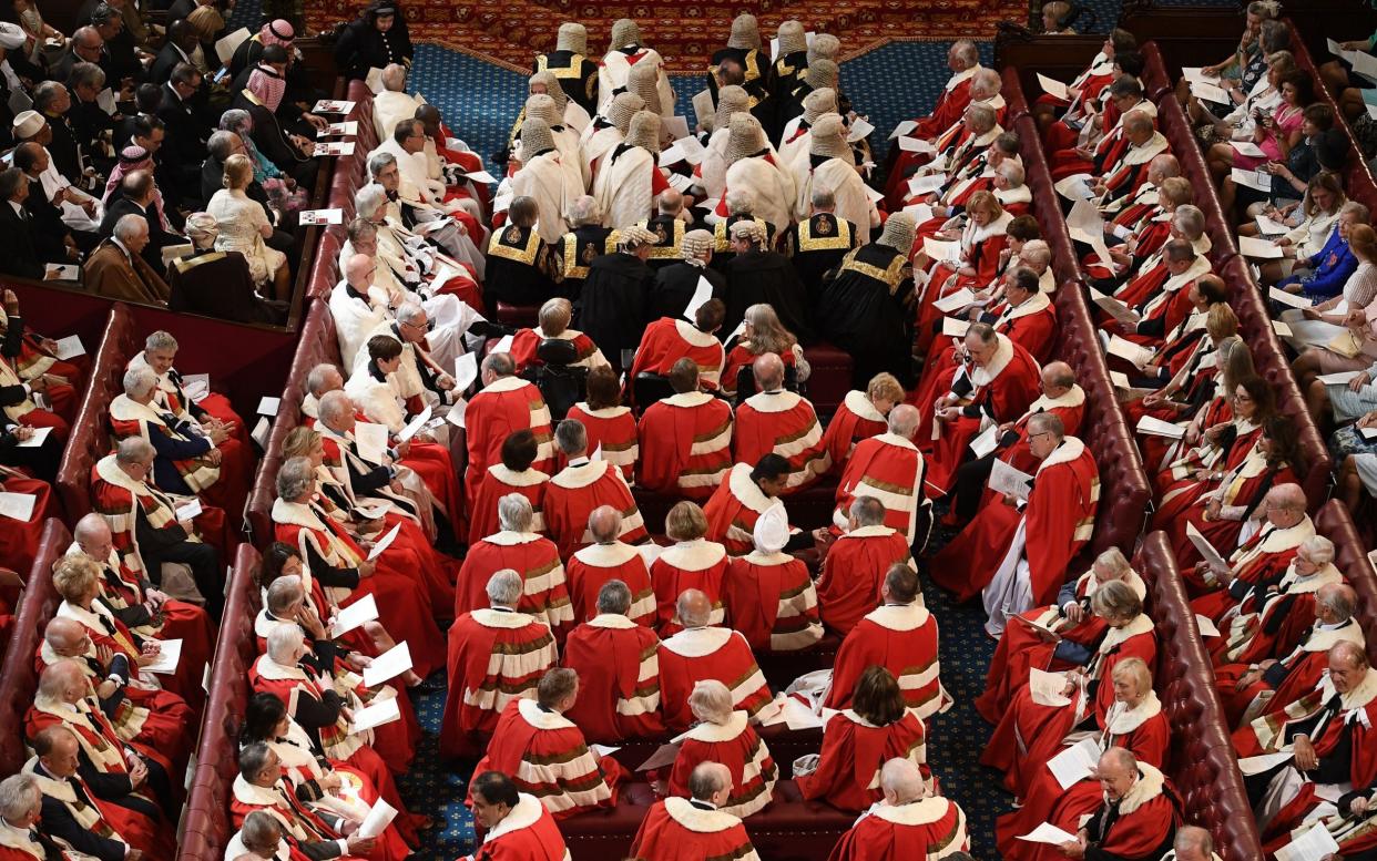 Peers will only receive the allowance if they make a 'contribution', either sitting on the red benches or remotely - Carl Court/Getty Images Europe