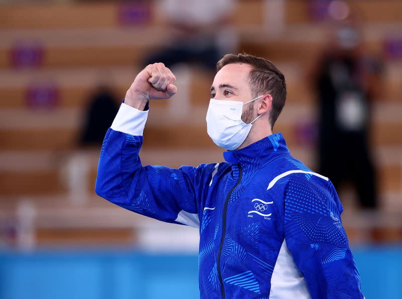 Gymnastics - Artistic - Men's Floor Exercise - Medal Ceremony