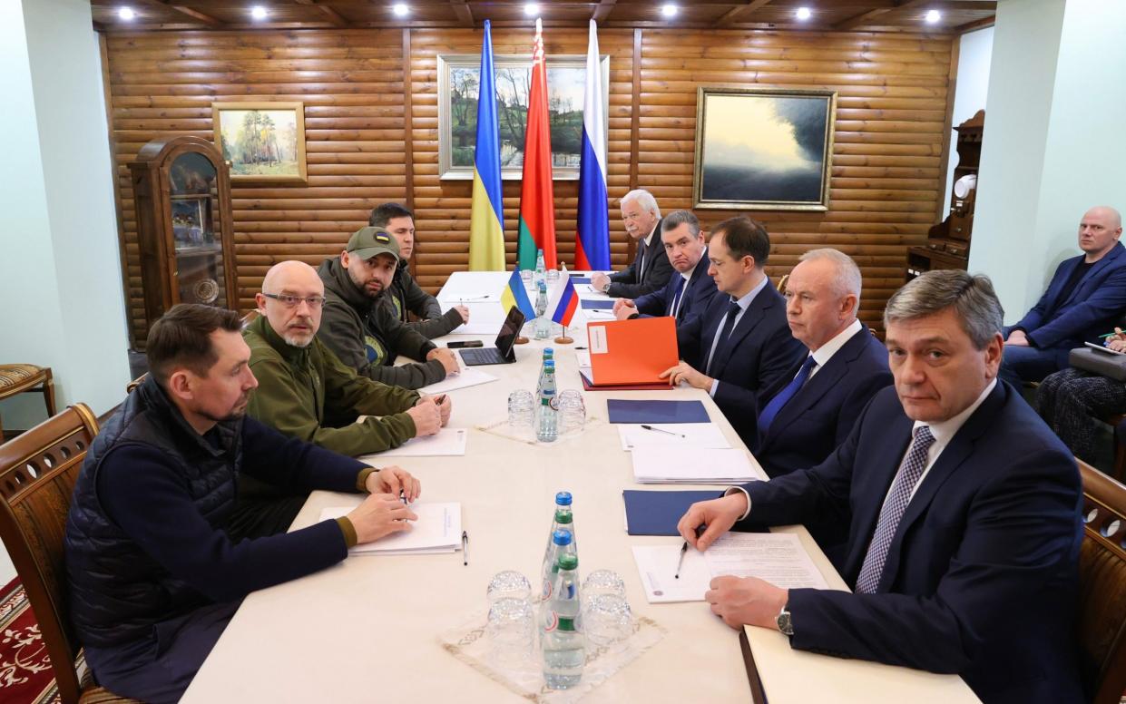 Ukrainian and Russian negotiators have been meeting to try to agree a peace deal, but there are fears some of the Russians' tactics are underhand - Maxim Guchek/Shutterstock