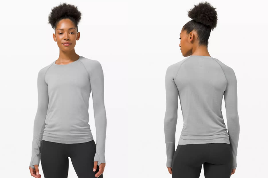 This week, Lululemon is giving shopping a chance to score their top-rated Swiftly Tech Long Sleeve 2.0 on sale.