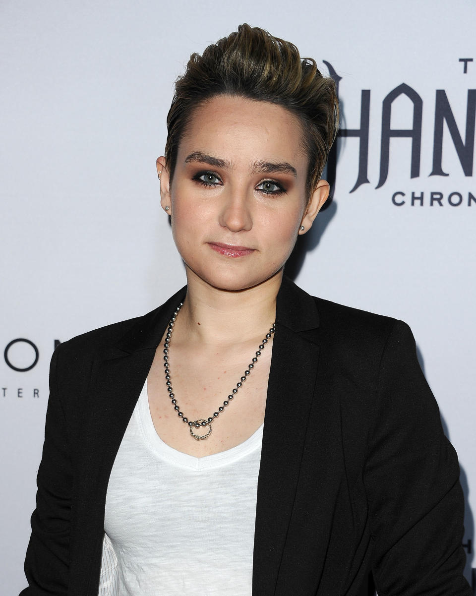 The "Scream" actress <a href="http://www.pride.com/comingout/2016/11/17/thanks-scream-star-bex-taylor-klaus-coming-out-face-trumppence" target="_blank">came out as gay</a> in November, due in part to Donald Trump's election and the hatred that followed.&nbsp;<br /><br />"Part of why I&rsquo;m coming out is because there&rsquo;s so much hate and fear in and around the LGBT community right now and it&rsquo;s important for us not to halt progress out of fear," she said on YouNow. "Yes, it&rsquo;s a scary time, but we need to stand up and say, even if you are afraid, I&rsquo;m not afraid, or even if I am afraid, I&rsquo;m strong. I am who I am and you can&rsquo;t take that away from me.&rdquo;