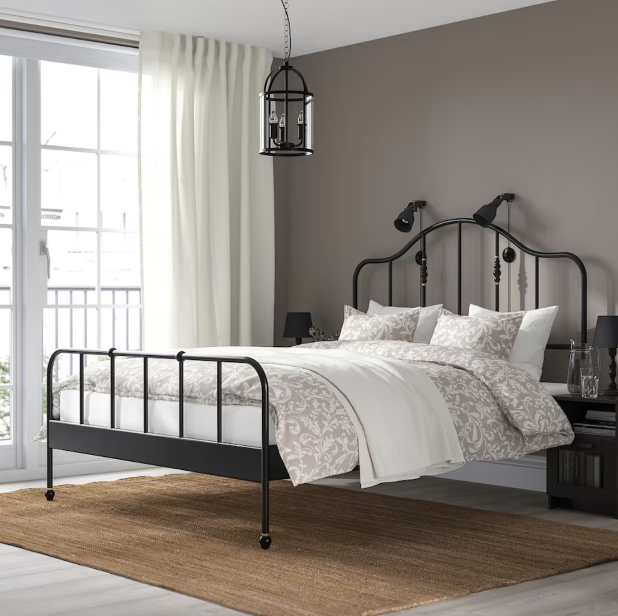 <p><a href="https://www.ikea.com/us/en/p/sagstua-bed-frame-black-s79268901/" rel="nofollow noopener" target="_blank" data-ylk="slk:Shop Now;elm:context_link;itc:0;sec:content-canvas" class="link rapid-noclick-resp">Shop Now</a></p><p>Sagstua Bed Frame</p><p>ikea.com</p><p>$199.00</p>