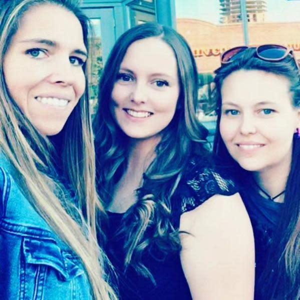 <em>Shawna McCowan (left) with her sisters. (Autumn McCowan)</em>