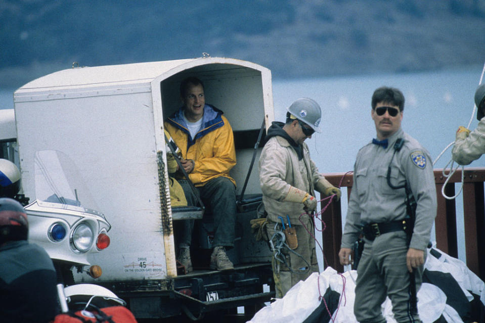 Woody Harrelson being arrested