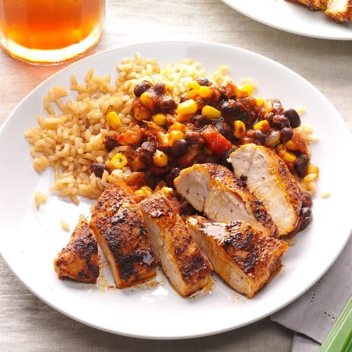 Black Bean Chicken with Rice