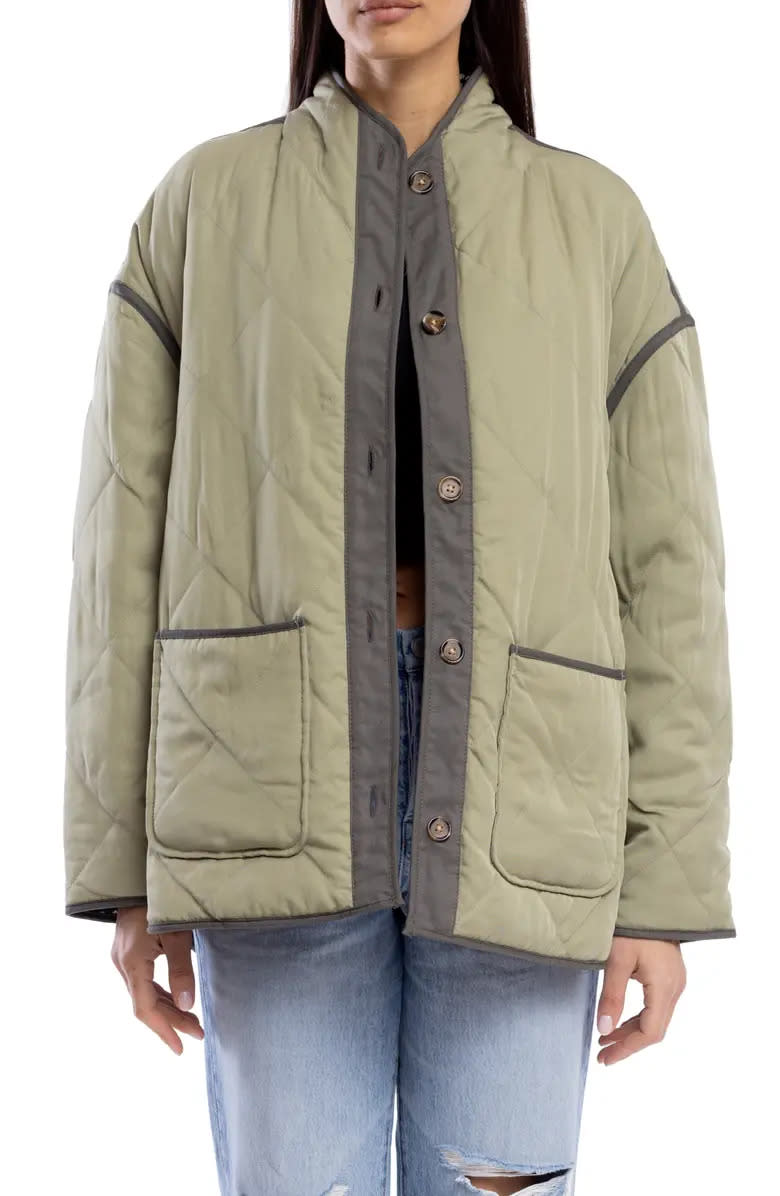 BlankNYC Reversible Quilted Jacket. Image via Nordstrom.