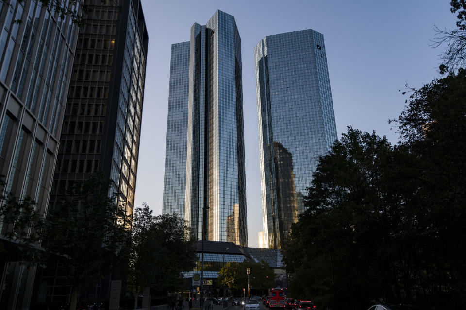 Deutsche Bank pictured in Frankfurt, Germany. Photo:Thomas Lohnes/Getty Images