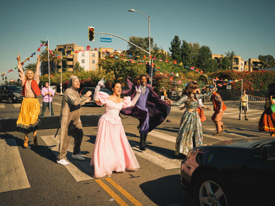 Flash mob in LA