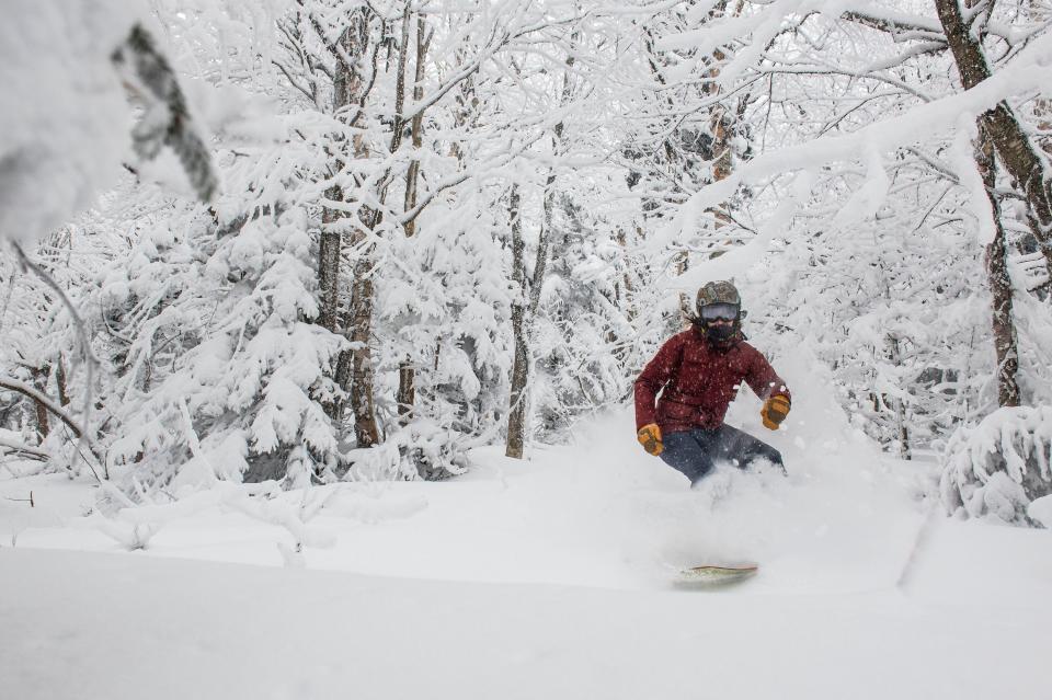 Jay Peak Resort seen on Thursday, January 17, 2020. The resort got about 8 inches of snow between Wednesday and Thursday with more expected over the MLK Day holiday weekend. 