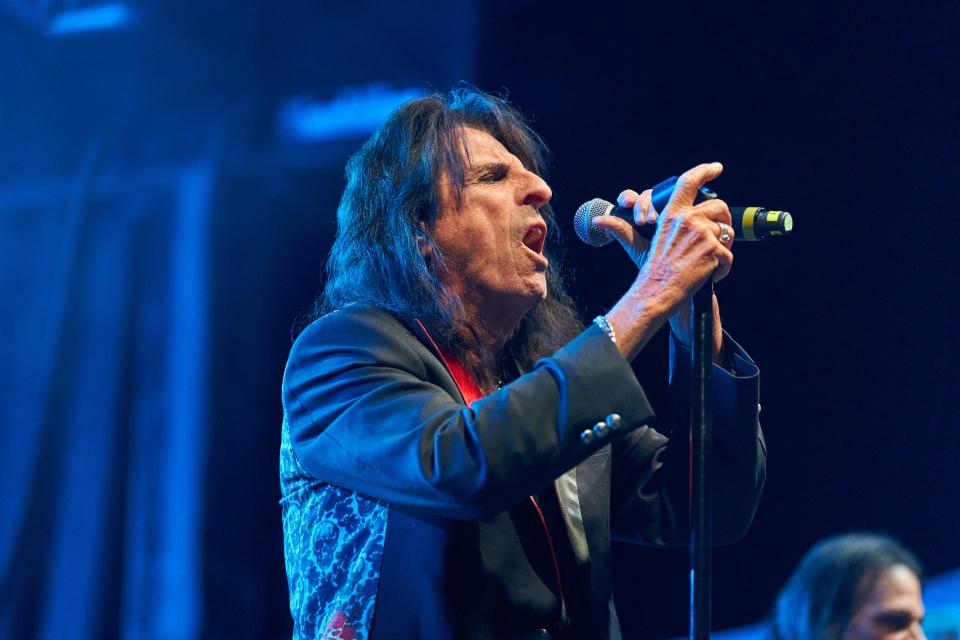 Alice Cooper will perform at the Rock the Plaza All Star Concert to Raise Funds for Plaza Theatre in Palm Springs, Calif., on Nov. 11, 2022.