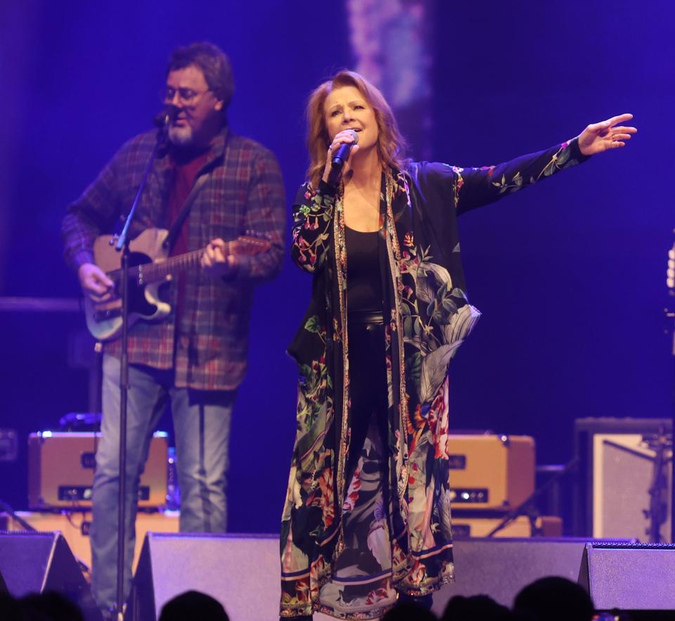 Patty Loveless performs during the All for the Hall concert benefitting the Country Music Hall of Fame held at Bridgestone Arena Tuesday, Dec. 5, 2023.