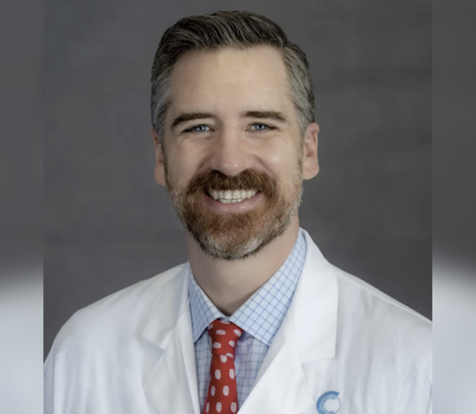 Dr Benjamin Mauck was fatally shot by a patient in an exam room at the Campbell Clinic in Memphis (Campbell Clinic)