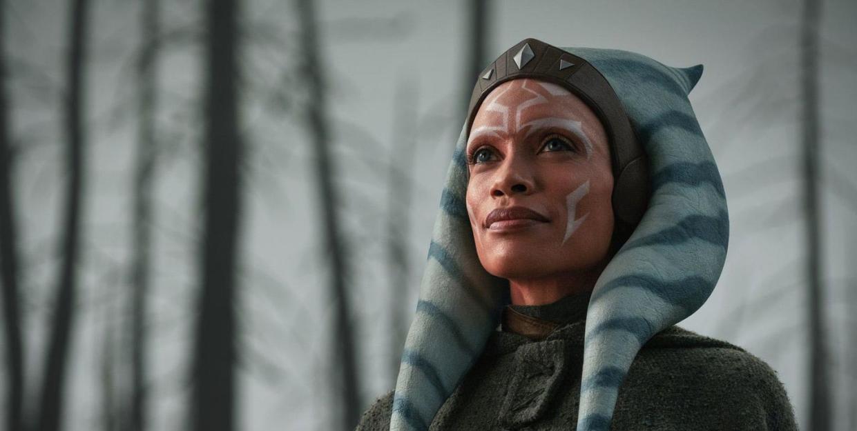 rosario dawson as ahsoka tano, the mandalorian chapter13