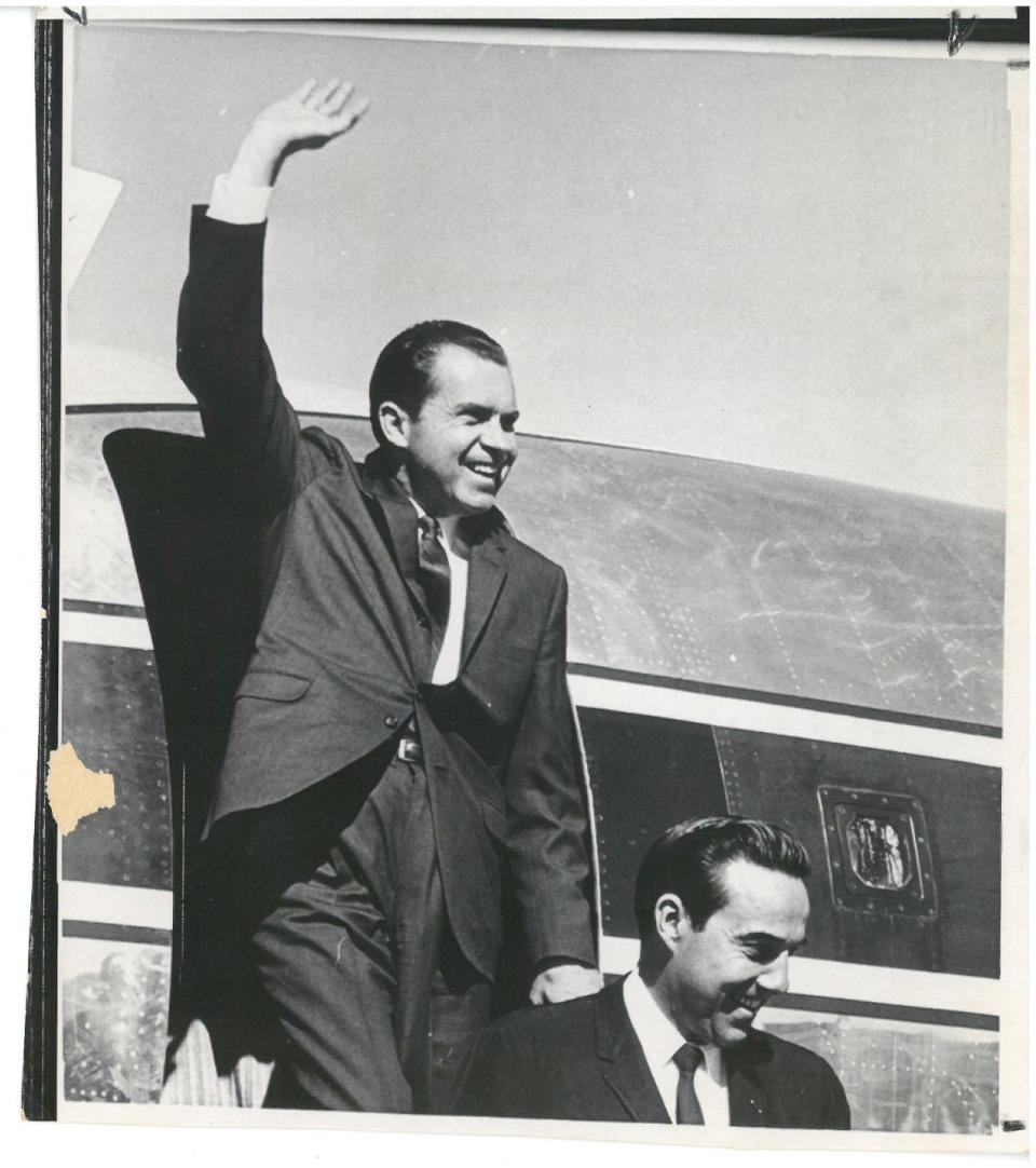 Oct 22, 1964: Richard Nixon and Bob Dole