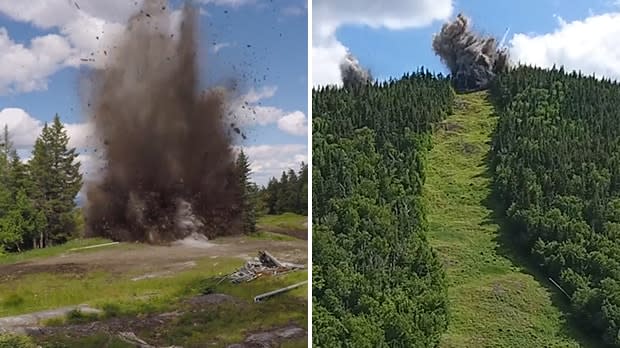 Sunday River is clearing land for a new chairlift