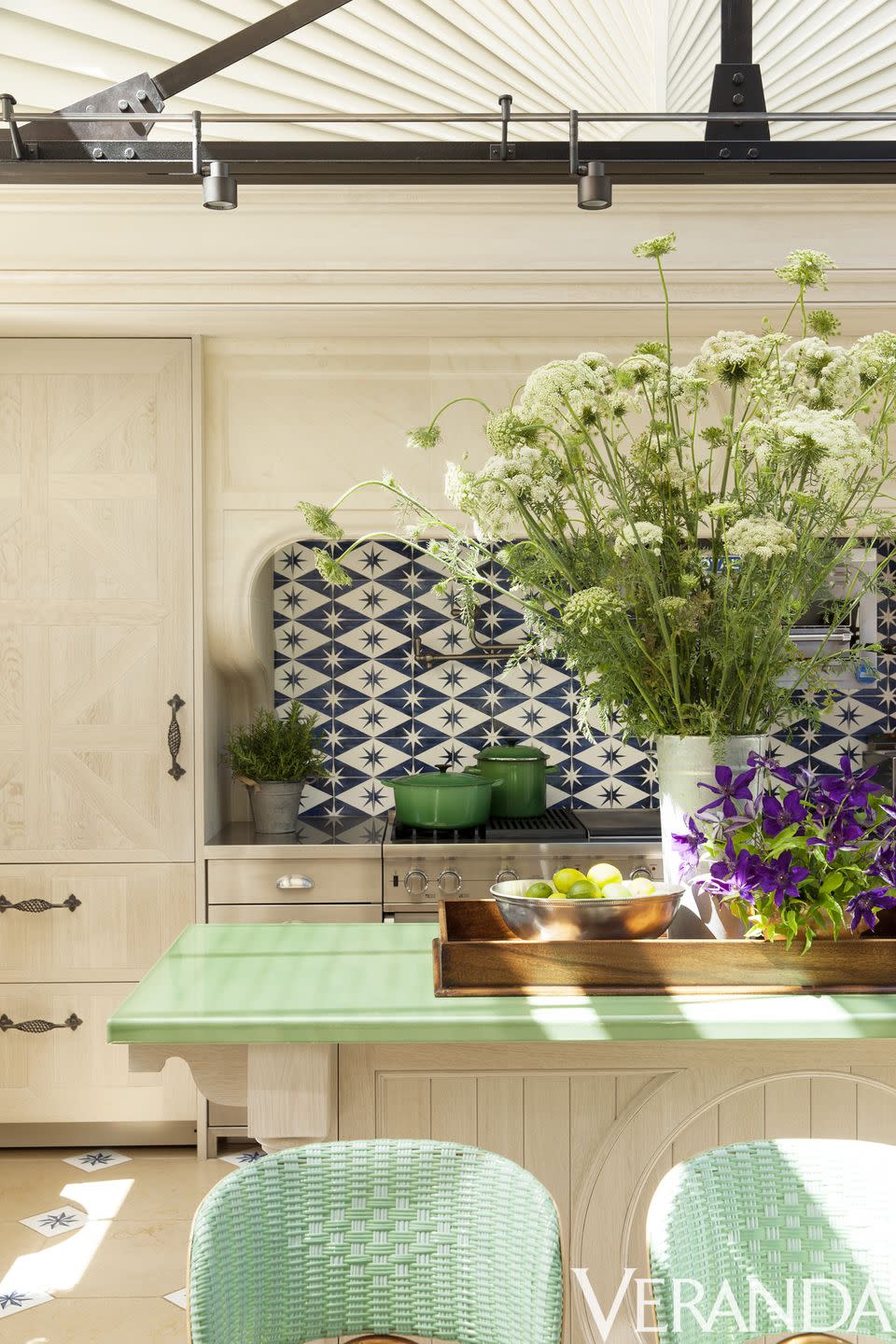 kitchen backsplash ideas star and diamond tile