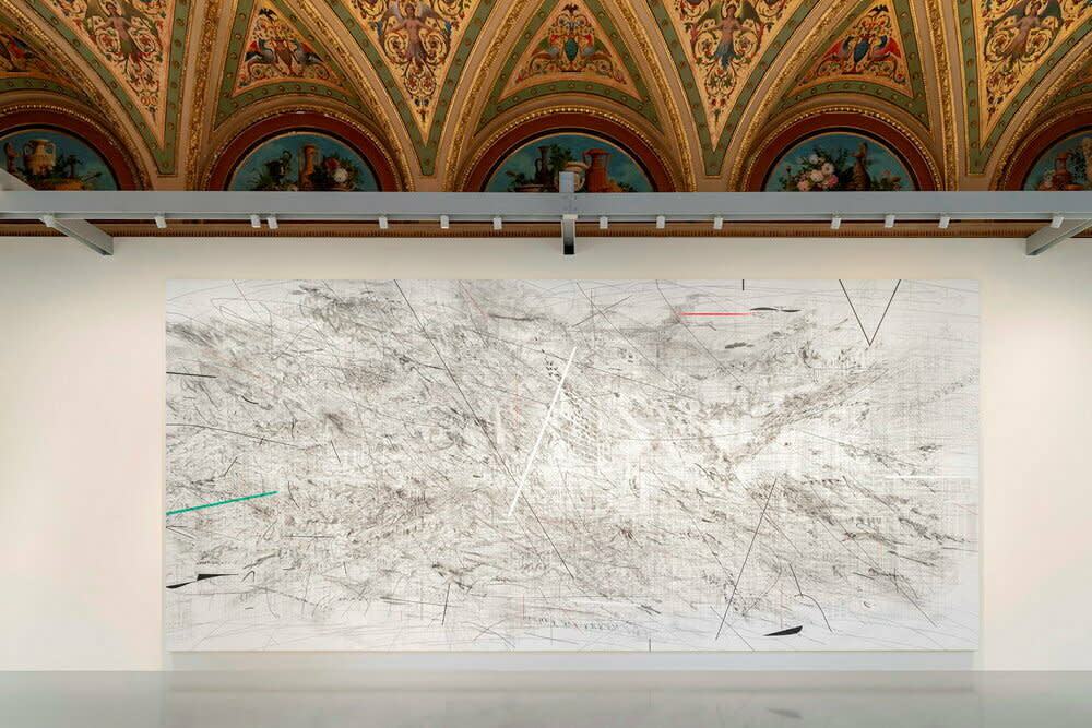 Invisible Line (Collective), de Julie Mehretu (2010-2011).  - Credit:Marco Cappelletti