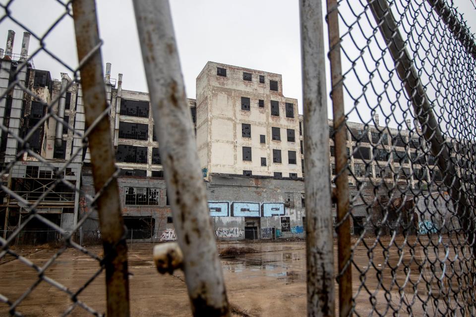 The Fisher Body Plant 21 at 6051 Hastings St. in Detroit on Monday, March 7, 2022.