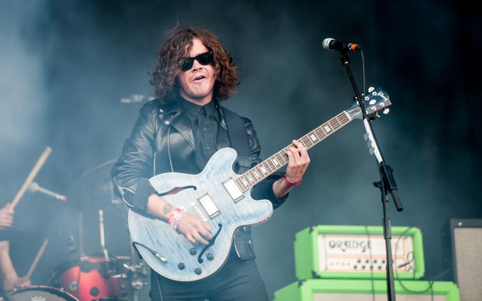Kyle Falconer performing as part of The View in 2015 - Redferns