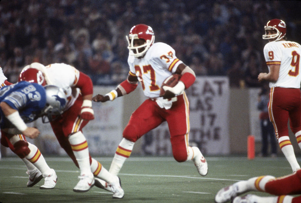 Joe Delaney made the Pro Bowl during his rookie season with the Chiefs. (Photo by Focus on Sport/Getty Images)