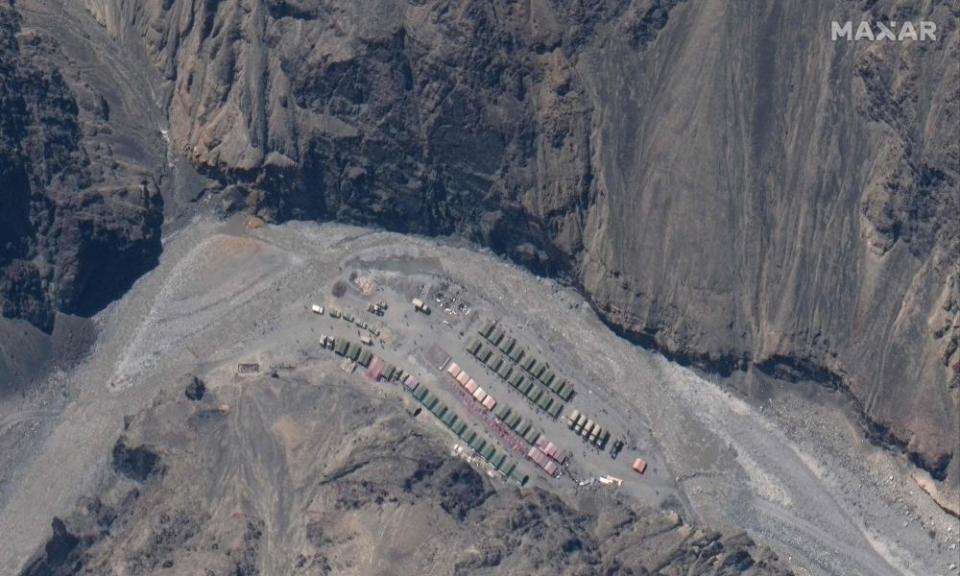 Chinese People’s Liberation Army base in Galwan Valley