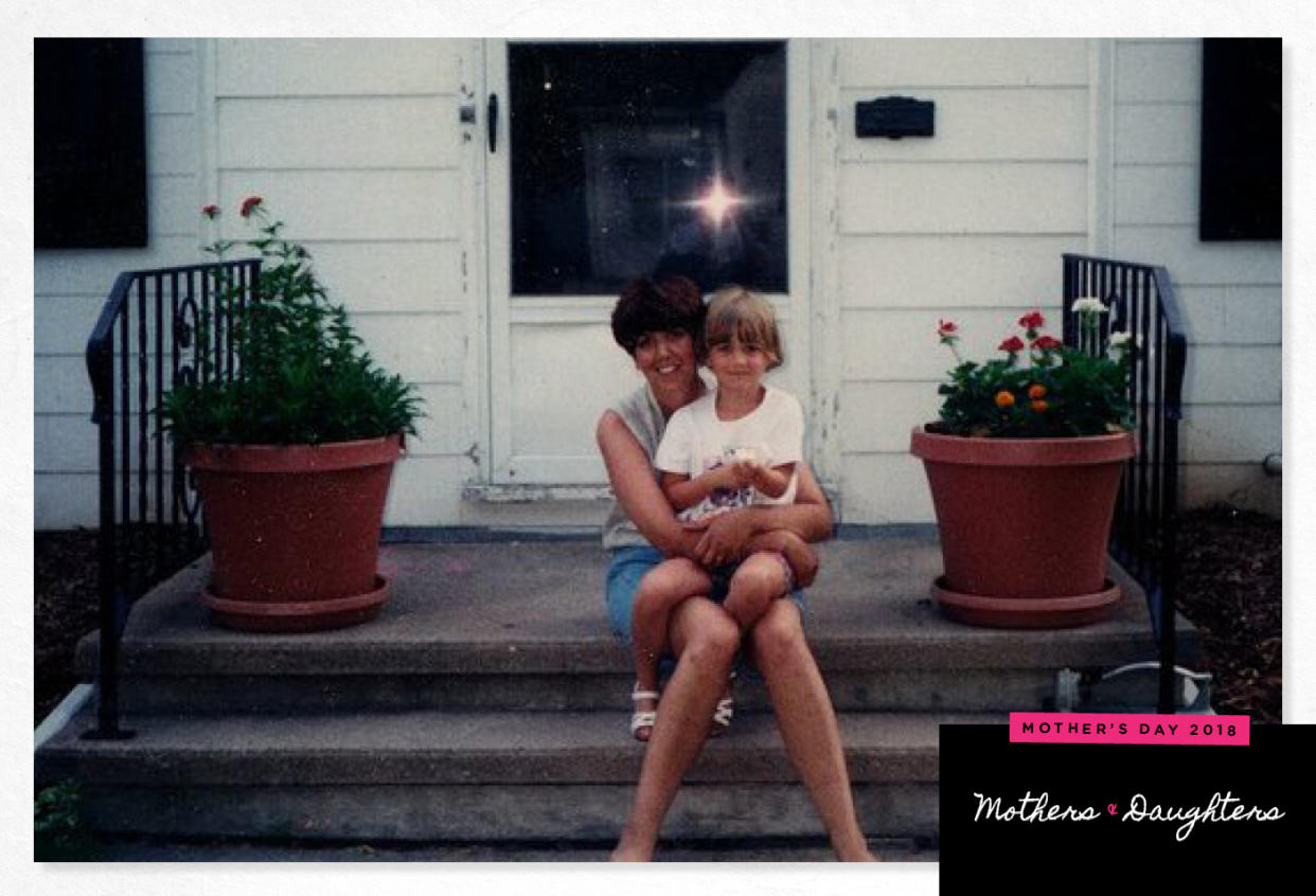 The author on her mother’s lap. (Photo: Courtesy of Ashley Abramson)