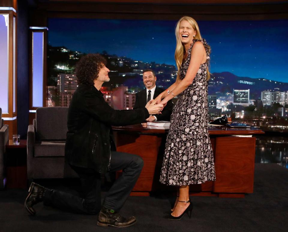 HOWARD STERN, JIMMY KIMMEL, BETH OSTROSKY STERN