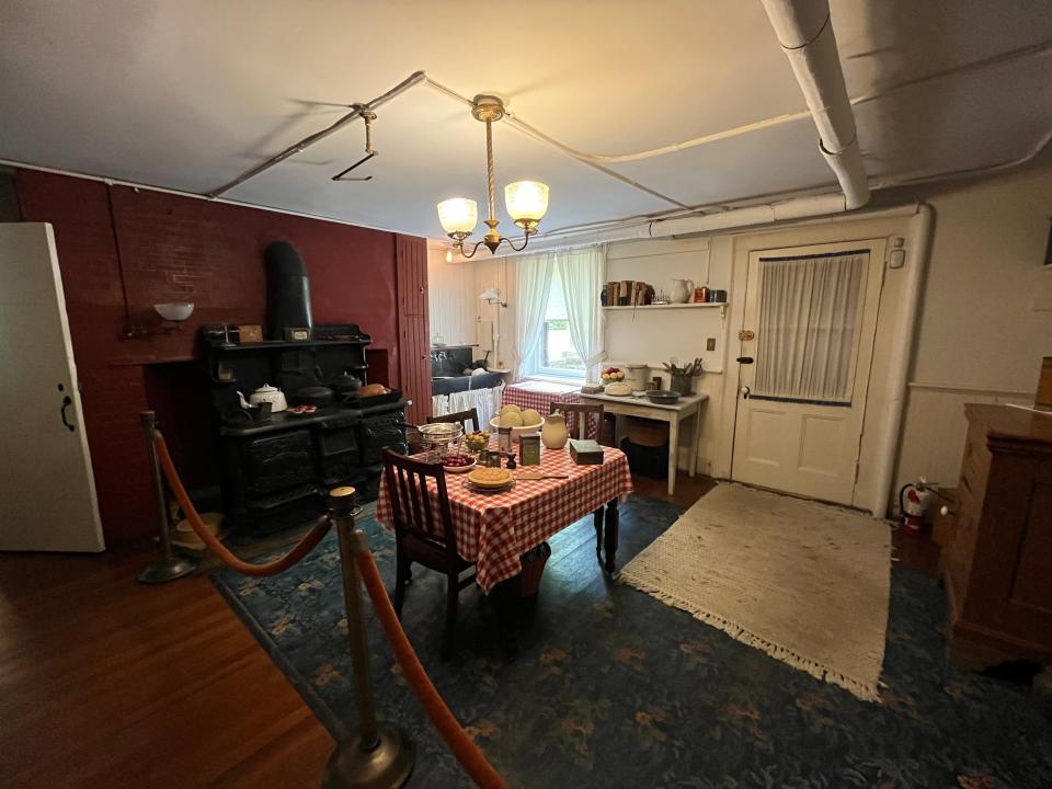 The kitchen in the basement of Locust Grove.