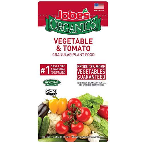 1) Jobe's Plant Food Vegetables & Tomato, 4lbs