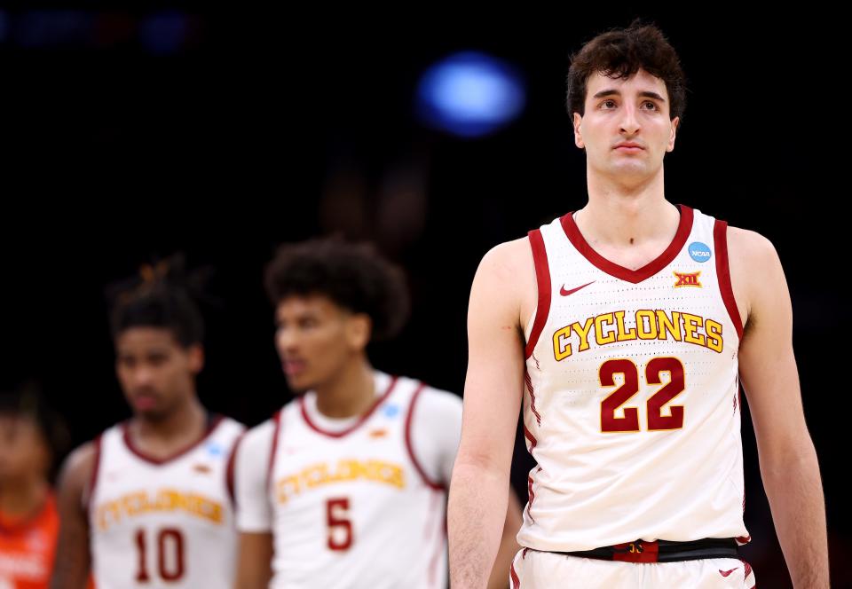 Milan Momcilovic (22) is among a talented core expected to return for Iowa State next season.