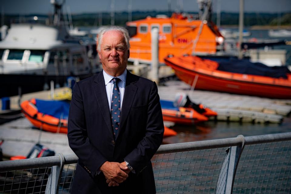 Far-right organisation Britain First encouraged its supporters to contact RNLI chief executive Mark Dowie (Ben Birchall/PA) (PA Wire)