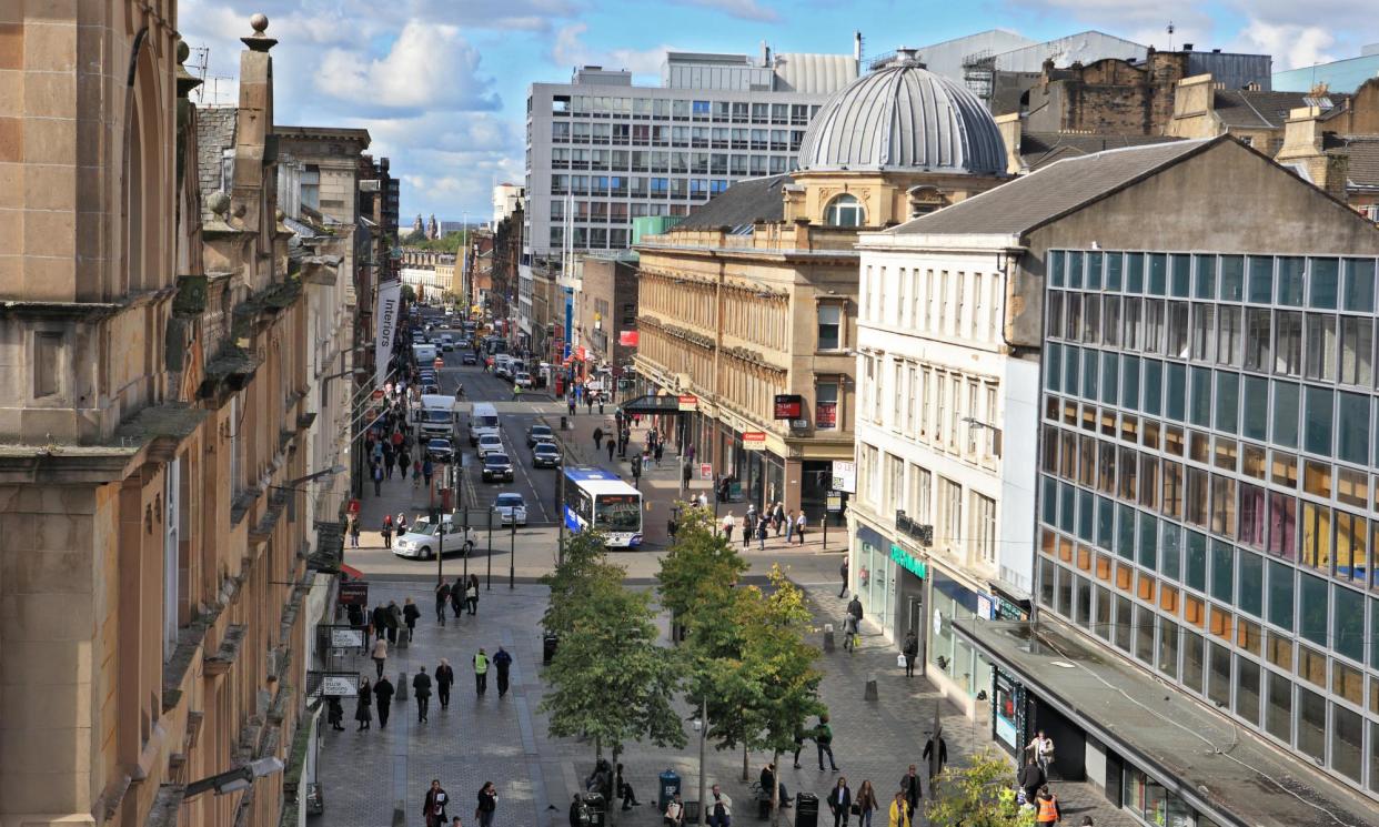 <span>‘Aye Write is a much-loved festival, which is apparent from the outpouring of support over the past few weeks’ … Sauchiehall Street, Glasgow.</span><span>Photograph: Lynne Sutherland/Alamy</span>