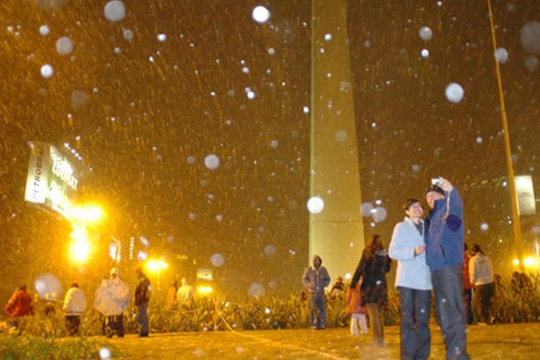 Nieve en Buenos Aires: a diez años de aquel histórico 9 de julio