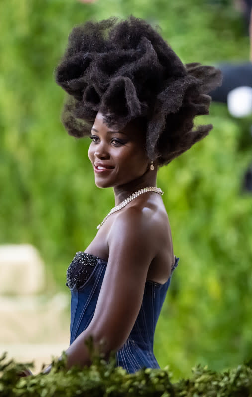 <p>Lupita Nyong'o at the 2021 Met Gala, wearing a look by François</p><p>Photo: Gilbert Carrasquillo/Getty Images</p>