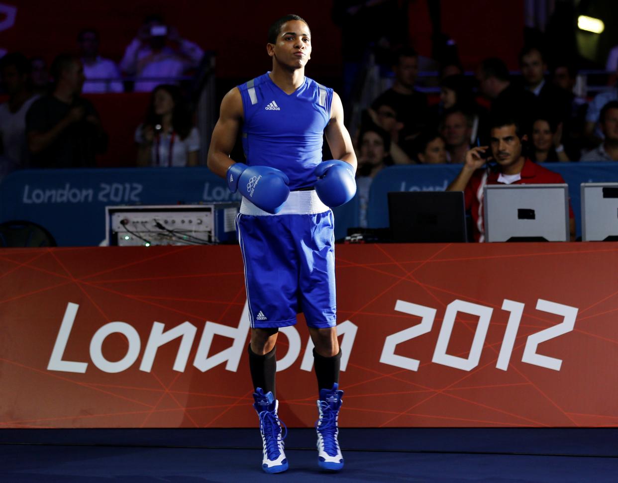 <p>File Puerto Rico’s Felix Verdejo Sanchez during boxing match at the London Olympic Games</p> (REUTERS)