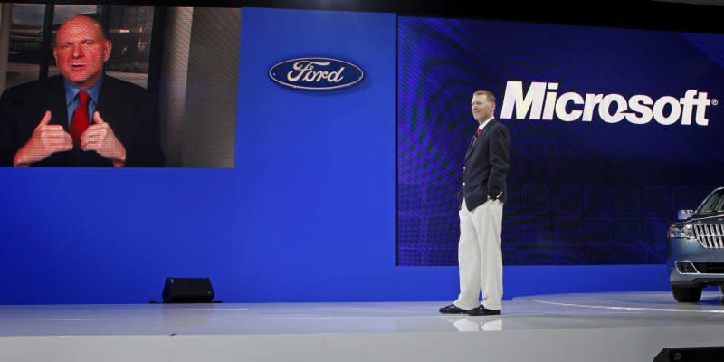 Alan Mulally Steve Ballmer Microsoft Ford