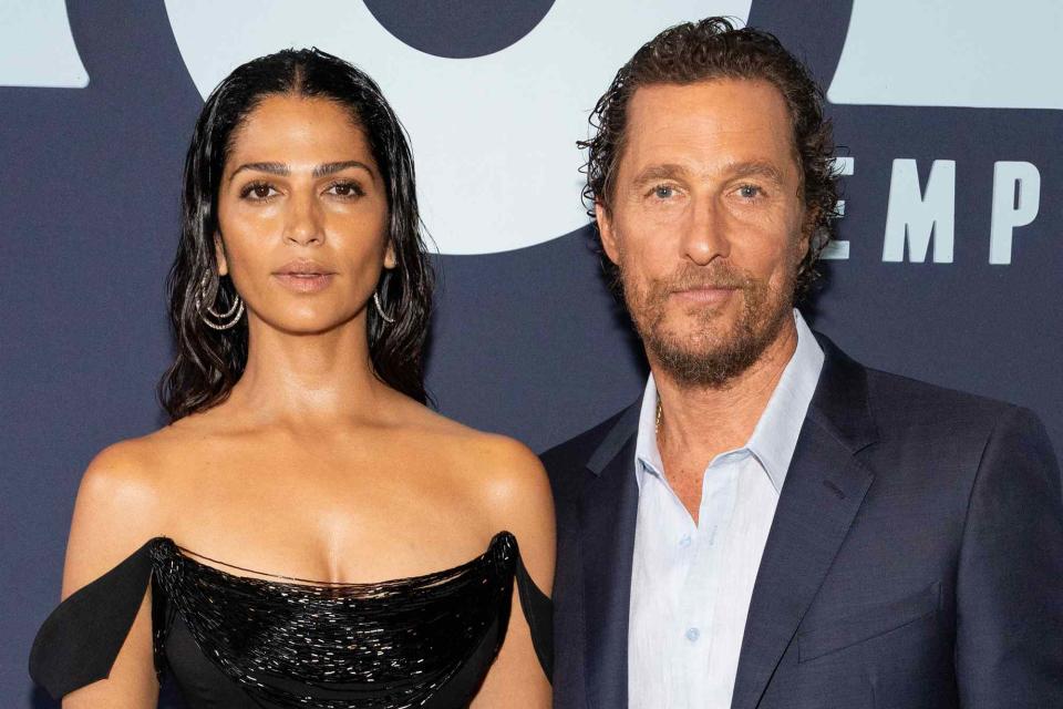 <p>Rick Kern/Getty</p> Camila Alves McConaughey and Matthew McConaughey