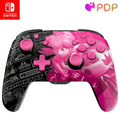 PDP Launches Grand Prix Peach Rematch Glow Wireless Controller For Nintendo Switch (Photo: Business Wire)