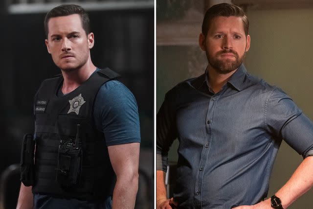 <p>NBC/CBS</p> Jesse Lee Soffer on 'Chicago P.D.' and Luke Kleintank on 'FBI: International'