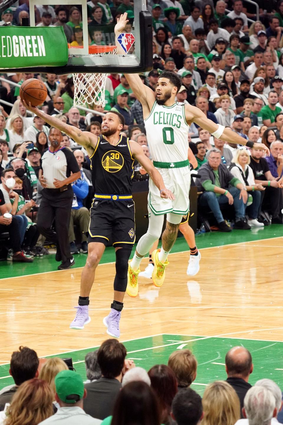 Steph Curry is averaging 30.6 points in the Finals, while Jayson Tatum is averaging 23.2