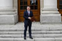 Irish Finance Minister Paschal Donohoe presents Budget 2020 at Government Buildings in Dublin