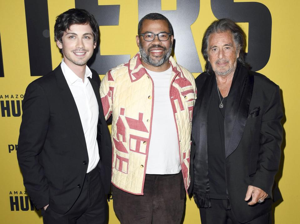 Logan Lerman, Jordan Peele, and Al Pacino