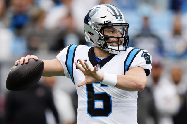 Panthers to stick with struggling Mayfield at QB vs 49ers - The San Diego  Union-Tribune